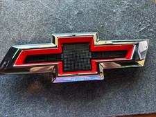 85543699 2024-2025 Chevrolet Silverado 1500 ZR2 Grille Emblem Red Black Chrome picture
