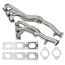 Fit BMW M54 E46 E39 Z3 2.5L 2.8L 3.0L L6 2000-2006 Exhaust Polished Headers US picture