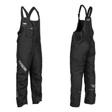 New Fly Racing Aurora Bibs Pants Bib Snowmobile Snow Winter Black All Sizes picture