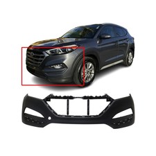 2016-2018 Hyundai Tucson Primed Front Upper Bumper Cover HY1014101 86511D3000 picture