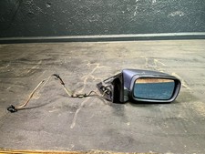 2000-2005 BMW SEDAN E46 RIGHT SIDE DOOR MIRROR BLUE E1-0117351 USED picture