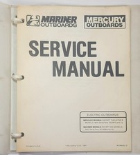 mercury mariner electric outboards manual oem 1984 serial range 5523970 5516585  picture