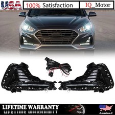 Front Bumper Fog Light LED Daytime Running Light For 2018-2019 Hyundai Sonata picture