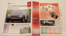 Aston Martin DB4 GT Zagato Coupe 1960-1963 IMP HOT CARS Brochure picture