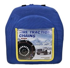16MM TIRE TRACTION SNOW CHAINS SET PAIRE PICKUP TRUCKS & LARGE SUV AUVEBY HYR A picture