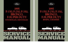 1995 Ford Truck F-150, F-250, F-350 Factory Shop Service Manual picture