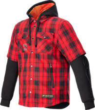 ALPINESTARS - MO.ST.EQ Tartan Jacket Red/Black Medium | 4300424-3136-M picture
