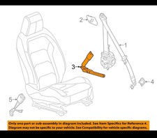 GM OEM 16-24 Camaro Restraint Systems Front Seat Belts-Tensioner 19333450 picture