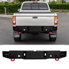 Vijay For 1995-2004 Toyota Tacoma Steel Rear Bumper With LED Light & D-rings picture