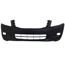 Front Bumper Cover For 2008-2010 Honda Accord Sedan With fog lamp Holes Primed picture