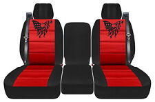 Red Seat Covers Fits 2004-2008 Ford F150 American Eagle Flag Truck Seat Covers picture