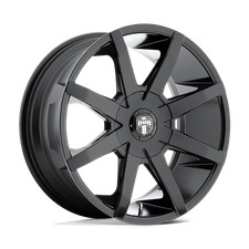 24x9.5 DUB S110 PUSH GLOSS BLACK Wheel 6x135/6x5.5 (25mm) picture