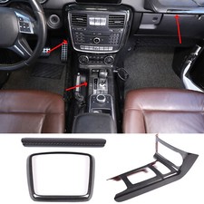 5Pcs For Benz W463 G63 G65 G500 G550 AMG Real Carbon Fiber Interior Console Trim picture