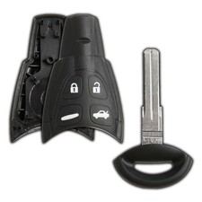 Replacement for Saab  9-3/9-5 Remote Car Key Fob Shell Case picture