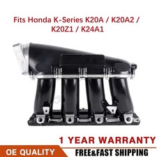 For Honda K-Series black 2-Piece Split Intake Manifold Ultra Street 400HP picture