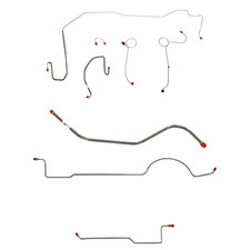 Fits Mopar E Body Complete Brake Line Kit; Fine Lines-CBK0529SS | Fine Lines picture