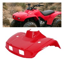 Red Front Fender Flaps Flare Mud Guard For 88-00 Honda TRX300 TRX 300 Plastic picture