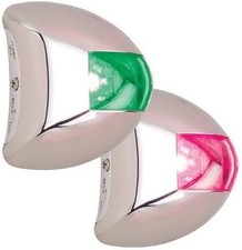Perko 0617 DP2 STS LED Navigation Light GREEN-RED Vertical Mount 2.5x2-5/8  Boat picture