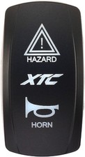 XTC Power Dash Switch Rocker Face Plate XTC Hazard/Horn picture