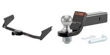CURT Trailer Hitch Tow Kit Class 3 Receiver, 2in Ball Mount, Pin & Clip #13470 picture
