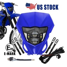 LED Headlight + Switch for Yamaha TTR 110 125 200 230 250 YZ 85 125 250 490 450 picture