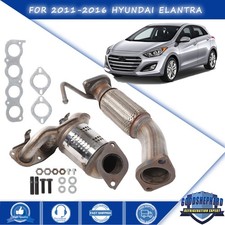 For 2011/12/13-2016 Hyundai Elantra Manifold Catalytic Converter w/ Flex Pipe picture