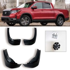 Fit 2017-2025 Honda Ridgeline 4PCS Front & Rear Splash Mud Flap Guard Mudguard picture