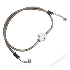 Front Braided Brake Hose Line For Arctic Cat ATV 366 2008-11 ATV 350 2011-12 US picture