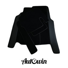 AutoWin Brand Black Floor Mats For Ferrari 456 (1992-2003) With Leather picture