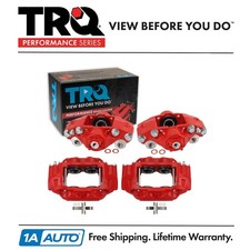 TRQ Performance Front & Rear Brake Caliper 4pc Set for 2006-2007 Subaru Impreza picture