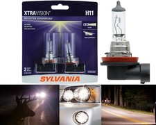 Sylvania Xtra Vision H11 55W Two Bulbs Headlight High Beam Replacement Upgrade picture