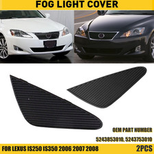 For 2006-2008 Lexus Is Is250 Is350 Front Bumper Fog Light Lamp Cover Grille 2PCS picture