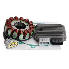 Magneto Stator+Voltage Rectifier+Gasket For Kawasaki ZX600 Ninja ZX6R 2009-2017 picture
