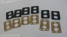 FERRARI  250  GTO   250 LM  WEBER 38 DCN INSULATORS SET FOR 6 CARBS picture
