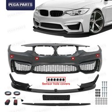 Front Bumper Cover Grille Lip Spoiler To M3 Style For BMW 3 Series F30 2012-2019 picture