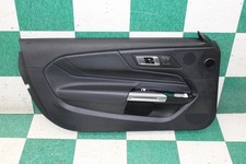 21-24 Mustang Black LF Left Driver Front Door Trim Panel Leather Armrest OEM OE picture