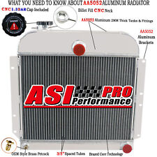 ASI 4 Row Aluminum Radiator fit 41-52 Plymouth Special Deluxe Cranbrook Concore picture