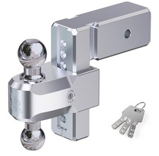 Adjustable Trailer/Tow Hitch, Fits 3 inch Receiver 6