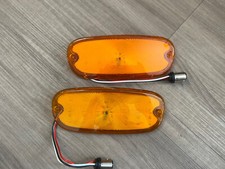 1958-1959 LED Chevrolet Amber Parking Lamp Lens Pair picture