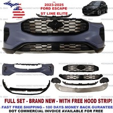 Fits 2023 2024 2025 Ford Escape Complete ST Elite FRONT BUMPER SET UPPER BUMPER picture