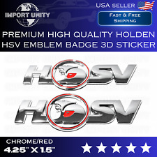 2X PREMIUM HOLDEN HSV Emblem Badge 3D Sticker For Trunk Tailgate PONTIAC GTO G8 picture
