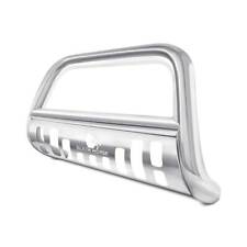 Black Horse Front Bull Bar Push Bar w/Skid Stainless Fit 20-24 GMC Sierra 2500HD picture