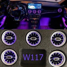 LED Air Vent Ambient Light Kit Fits For Mercedes Benz A/CLA/GLA W176 W117 X156 picture