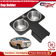 FOR 73-87/91 CHEVY/GMC C/K 10/20/30 PICKUP TRUCK DRINK/CUP HOLDER BLACK picture