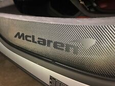 2x McLaren Carbon Tub Door Sill Logo Vinyl Sticker Decal MP4-12C 650s 675LT picture