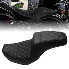 Motorcycle Driver Passenger Seat Cover For Harley Fat Bob Dyna Low Rider FXDL/I picture
