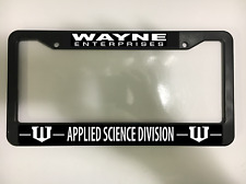 Wayne Enterprises Batman Applied Science Division Hero Car License Plate Frame picture