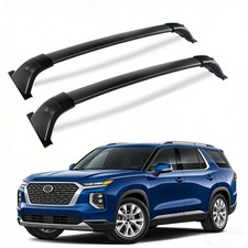 2X Heavy Duty Black Upgraded Roof Rack Cross Bars For Grand Highlander 2024-2026 picture