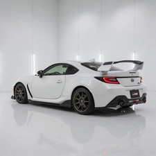 3PCS RJ STYLE HALF CARBON UNPAINTED REAR WING SPOILER FOR TOYOTA GR86 ZN8 2021+ picture