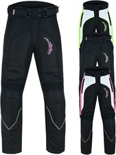 Ladies CE Approved Motorcycle Trousers Waterproof Armoured Cordura Textile Biker picture